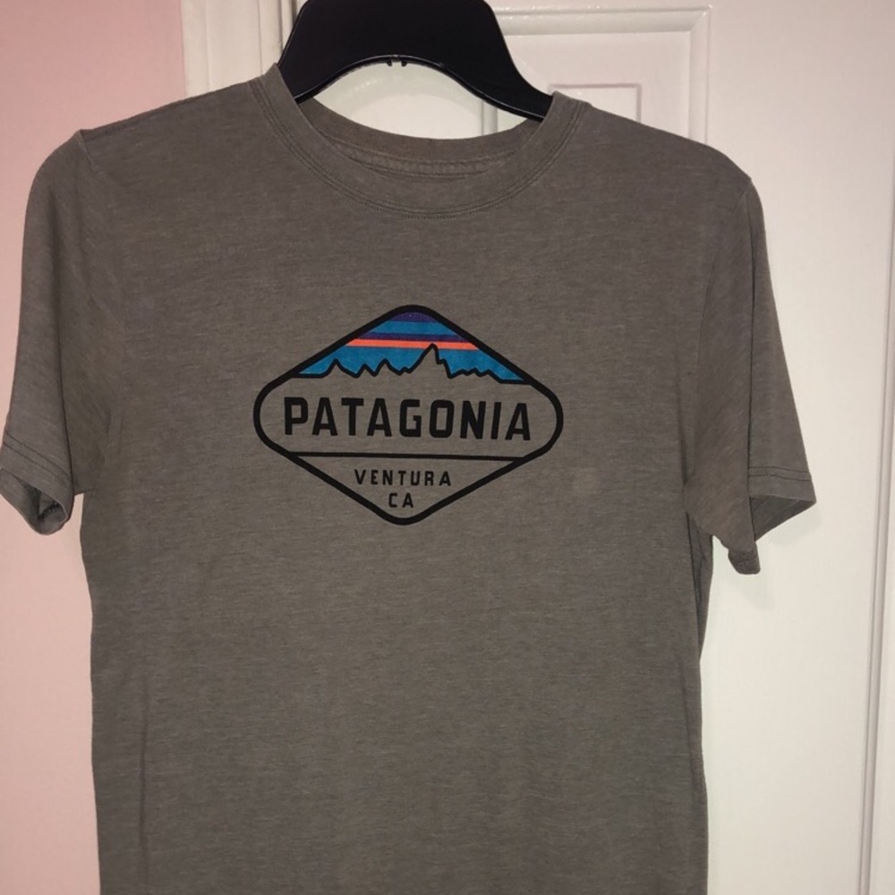 patagonia gray tee